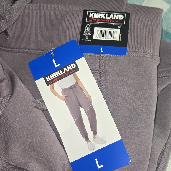 Kirkland Signature Pants - Butter Soft Kirkland Signature Womens Joggers - Purple/Violet NWT Size L